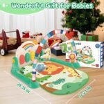 Baby Gym & Play Mat, Tummy Time & Activity Mat Toys, Infant to Toddler Play Piano Mat, 0-12 Months (Green) - Image 8