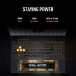 ASUS TUF Gaming F16 (2025) Gaming Laptop, 16” FHD+ 165Hz 16:10 Display, Intel® Core™ i5 Processor 13450HX, NVIDIA® GeForce RTX™ 5050, 16GB DDR5, 512GB PCIe Gen4 SSD, Wi-Fi 6E, Win 11 Home - Image 4