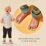Ten Little First Walker Baby Shoes & Toddler Shoes for Boys & Girls - Lightweight, Breathable Cotton Baby Walking Shoes - Non-Slip, Wide-Feet Walking Shoes for Babies - Image 8
