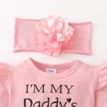 SUNNY PIGGY Newborn Infant Baby Girl Clothes Ruffle Romper Toddler Girl Floral Cotton Pant Sets Girls Clothing Outfit - Image 4