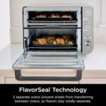 Ninja Countertop Oven Double Stack XL & Air Fryer with Pro Cook System, 12-in-1, Flexdoor, FlavorSeal, SMART FINISH with DualZone Technology, Air Fryer, Bake, Broil, Reheat, Stainless Steel, DCT651 - Image 9