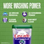 Cascade Platinum Plus Dishwasher Pods, Dishwasher Detergent, Dish Detergent Soap, Fresh, 19 Count - Image 4