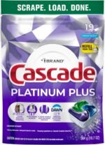 Cascade Platinum Plus Dishwasher Pods, Dishwasher Detergent, Dish Detergent Soap, Fresh, 19 Count - Image 7
