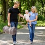 Momcozy Baby Play Mat for Floor, 50x50 Thickened Playpen Mat, Playmate for Baby Tummy Time, Waterproof & Non-Slip, Foldable Outdoor Mat with Carrying Handle, Forest World - Image 6