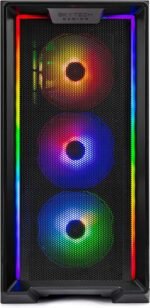 Skytech Nebula Gaming PC Desktop, Ryzen 5 5600 3.5 Ghz (4.4GHz Turbo Boost), NVIDIA RTX 3050 6GB GDDR6, 1TB SSD, 16GB DDR4 RAM 3200, 650W Gold PSU, Wi-Fi, Win 11 Home - Image 3