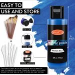 55PCS Acrylic Paint Set of 36 Colors 2fl oz 60ml Bottles 12 Brushes,Non Toxic 36 Colors Acrylic Paint No Fading Rich Pigment for Kids Adults Artists Canvas Crafts Wood Painting - Image 7