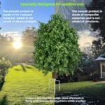 QIANYUN Boxwood Topiary Bush -Artificial Topiary for Outdoors-Evergreen Plants Topiary Ball Tree UV-Resistant 2-Pack for Front Porch Garden Yard Balcony Decor - Image 3