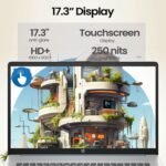 HP 17.3" Business Laptop, 17.3" HD+ Touchscreen, AMD Ryzen 5 7430U, 32GB RAM, 2TB PCIe SSD, Backlit Keyboard, Fingerprint Reader, Webcam, HDMI, Wi-Fi 6, Windows 11 Pro, Blue - Image 5