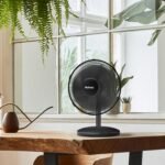 HOLMES 12" Table Fan, 75° Oscillation, 3 Speeds, 15° Adjustable Head Tilt, Ideal for Home, Bedroom or Office, Black - Image 5