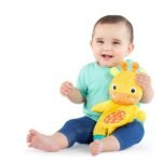 Bright Starts Snuggle & Teethe BPA-free Crinkle Teething Plush Baby Toy - Giraffe - Image 4