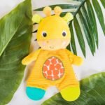 Bright Starts Snuggle & Teethe BPA-free Crinkle Teething Plush Baby Toy - Giraffe - Image 6