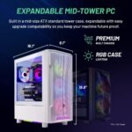 Skytech Gaming Archangel Gaming PC, AMD Ryzen 7 7700X 4.5GHz, NVIDIA RTX 5060, 1TB Gen4 NVMe SSD, 32GB DDR5 RAM 5600, 650W Gold PSU, Wi-Fi, Win 11, Desktop - Image 5