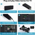 Retro Game Console, Wireless Retro Console, Plug & Play Video TV with 25000+ Built-in, 4K HDMI Output, and 2.4GHz Wireless Controller, 9 Classic Emulators - Image 5