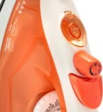 Dominion Steam Iron for Clothes With Non-Stick Soleplate, Lightweight 1200W Clothes Iron With Adjustable Thermostat Control, Self Clean, Pivoting Cord, and Steam/Dry/Spray Functions, Coral - Image 4