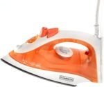 Dominion Steam Iron for Clothes With Non-Stick Soleplate, Lightweight 1200W Clothes Iron With Adjustable Thermostat Control, Self Clean, Pivoting Cord, and Steam/Dry/Spray Functions, Coral - Image 5