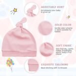Durio Newborn Baby Hats Set - Unisex Beanie for Boy & Girl - Soft Cotton Infant Hats - Image 8