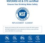 Waterspecialist DA97-17376B Replacement for Samsung HAF-QIN/EXP, HAF-QIN, RF28T5001SR, DA97-08006C, RS27T5200SR, RF28R7351SG, RF24R7201SR, RF27T5201SR, WS645A, Refrigerator Water Filter (Pack of 3) - Image 4