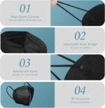 ChiSip Disposable Face Masks, 5 Layer Breathable Masks for Adult, Men, Women - Image 4