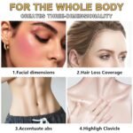 6 Colors Cream Contour Stick Makeup Contour Kit, Double-ended Cream Bronzer for Sculpt, Highlighter and Blush Stick Makeup Kit, Matte & Dewy Finish (SET A) - Image 6