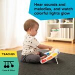 Baby Einstein Glow & Discover Light Bar Musical Toy, Activity Station, Sitting Up and Tummy Time Toy, Color and Animal Learning Toy, Infant Ages 3 Months+ - Image 4