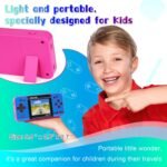 Handheld Game for Kids ，Built-in 220 32-bit Video Games, 3.0” IPS Screen, Rechargeable Portable Game , Travel Mini Arcade Electronic Toys Gift for Boys and Girls (Pink+Blue) - Image 5