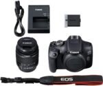 Canon EOS 2000D / Rebel T7 DSLR Camera w/EF-S 18-55mm F/3.5-5.6 Zoom Lens + 64GB Memory, Case, Gripster Tripodpod, and More (26pc Bundle) (Renewed) - Image 9