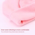 BQUBO Newborn Girls Hats Baby Hat and Mittens Set Infant Caps Bow Hospital Beanie with No Scratch Mittens for Baby Boys Girls - Image 6