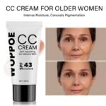 CC Cream for Older Women, Skin Tone Adjusting CC Cream Spf 43, Self Adjusting for Mature Skin, Intense Moisture, Conceals Pigmentation, All Skin Types (2 PCS) - Image 3