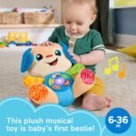 Fisher-Price Baby Toy Laugh & Learn Smart Stages Puppy Musical Plush with Lights & Learning Songs for Infants Ages 6+ Months - Image 3