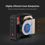BOSGAME P4 Light Gaming Mini PC, Ryzen 7 5825U, 32GB RAM 1TB SSD, 11 Pro Triple 4K 60HZ Displays Desktop Computers, Support PS3 Emulator Micro PC, HDMI+DP+Type-C, WiFi 6E, BT5.2, Dual 2.5GbE LAN - Image 9