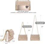 Shoulder Bags Crossbody Bag Purses Handbags Crystals Rhinestone Evening Bag for Women Clutch Purse with Chain - Image 6