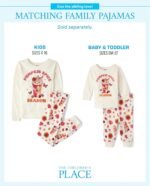 The Children's Place unisex-baby And Kids, Sibling Matching, Holiday Pajama Sets, Cotton - Image 4