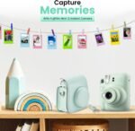 Fujifilm Instant Mini 12 Camera + Accessory Bundle & Custom Case + Fuji Instant (20 Shots) Designer Mini Photo Album (60 Pockets) (Mint Green) - Image 3