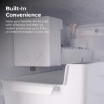 Kenmore 33 in. 20.4 cu. ft Capacity Refrigerator/Freezer with Full-Width Adjustable Glass Shelving, Humidity Control Crispers, Ice Maker, ENERGY STAR Certified, White - Image 7