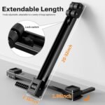 Appliance Rollers Heavy Duty,Newest Extendable Appliance Sliders,Liftable Washing Machine Base,Easily Move Washer and Dryer Machines,Refrigerators,Furniture-Black - Image 3