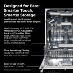 Kenmore 22-14699 Elite 24" Built-In Dishwasher - UltraWash Plus, TurboDry, QuietWash, SmartWash & TurboFlex Third Rack - 15 Place Settings - 42 DBA - ENERGY STAR Certified - 24" - Black - Image 6