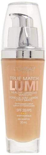 L'Oreal Paris True Match Lumi Healthy Luminous Makeup, W4 Natural Beige, 1 fl; oz. - Image 3