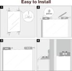 Home Gym Mirror - 48" x 48" (2 Pcs of 48x24) Frameless Wall Mirrors, Easy Mount, Unbreakable Glassless HD Reflection, Ideal for Dance Studio, Yoga, Fitness, Rehearsal, Pilates, Kids Room - Image 7