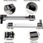 Appliance Rollers Heavy Duty,Newest Extendable Appliance Sliders,Liftable Washing Machine Base,Easily Move Washer and Dryer Machines,Refrigerators,Furniture-White - Image 7