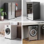 Appliance Rollers Heavy Duty,Newest Extendable Appliance Sliders,Liftable Washing Machine Base,Easily Move Washer and Dryer Machines,Refrigerators,Furniture-White - Image 8