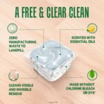 Cascade Free & Clear Dishwasher Pods, Dishwasher Detergent, Dish Detergent Soap, Lemon Essence, 47 Count - Image 4