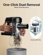 Cordless Vacuum Cleaner, Self-Standing 40Kpa 45Mins Vacuum Cleaners for Home, 8-in-1 Lightweight Stick Vacuum with Anti-tangle Wireless Vacuum for Carpet, Tile, Pet Hair, Hardwood Floors, Black - Image 6