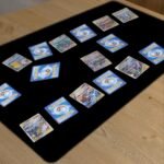 MTG Playmat for TCG Card Playing Game - 2Pcs Black Stitched Play Mat with Tube for Cards Gameplay, MTG, Yugioh, Magic The Gathering (24 x 14 inch) - Image 3