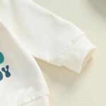 Toddler Baby Boy Fall Winter Clothes Mamas Little Boy Outfit Letter Long Sleeve Sweatshirts and Jogger Pants Set - Image 6