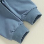 Toddler Baby Boy Fall Winter Clothes Mamas Little Boy Outfit Letter Long Sleeve Sweatshirts and Jogger Pants Set - Image 8