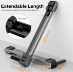 Appliance Rollers Heavy Duty,Newest Extendable Appliance Sliders,Liftable Washing Machine Base,Easily Move Washer and Dryer Machines,Refrigerators,Furniture-Grey - Image 3