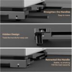 Appliance Rollers Heavy Duty,Newest Extendable Appliance Sliders,Liftable Washing Machine Base,Easily Move Washer and Dryer Machines,Refrigerators,Furniture-Grey - Image 4