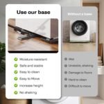 Appliance Rollers Heavy Duty,Newest Extendable Appliance Sliders,Liftable Washing Machine Base,Easily Move Washer and Dryer Machines,Refrigerators,Furniture-Grey - Image 6