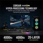 Corsair K100 RGB Mechanical Gaming Keyboard - Cherry MX Speed RGB Silver Keyswitches - PBT Double-Shot Keycaps - Elgato Stream Deck and iCUE Compatible - QWERTY NA Layout - Black - Image 4