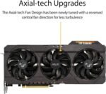 ASUS TUF Gaming NVIDIA GeForce RTX 3070 OC Edition Graphics Card- PCIe 4.0, 8GB GDDR6, HDMI 2.1 , DisplayPort 1.4a, Dual Ball Fan Bearings (Renewed) - Image 3